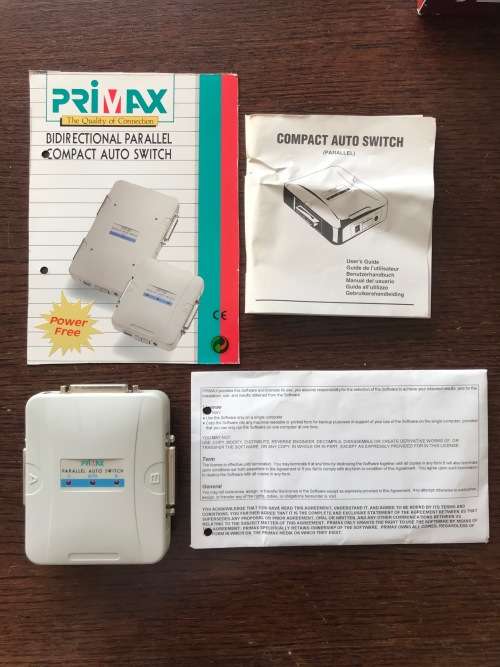 Primax EMJCA21P compact autoswitch bidirectional, rare, vintage