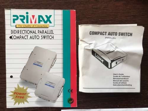 Primax EMJCA21P compact autoswitch bidirectional, rare, vintage