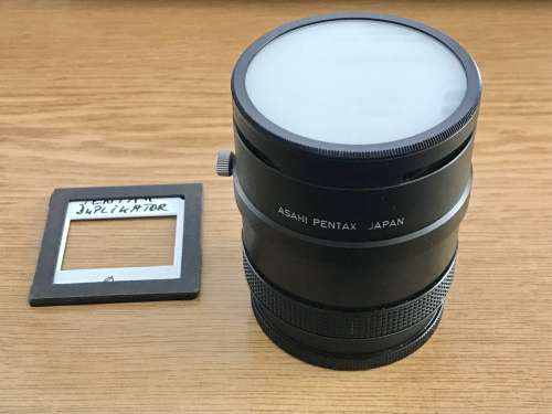 Asahi Pentax Japan Slide Holder Duplicator M42 plus M42 adapter to 55mm, 55mm-52mm,55mm-49mm