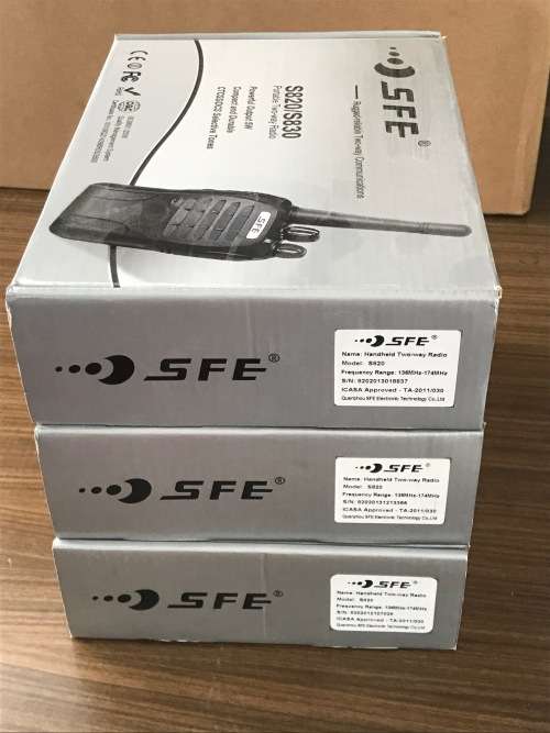 1 X Two Way Radio  - SFE S820 handheld walkie talkie, high quality professional long range