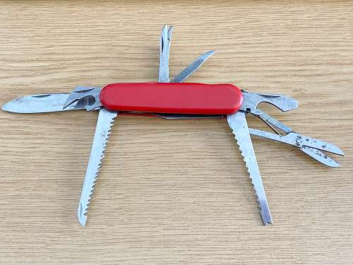 Pocket knife, vintage, rare from Germany, red