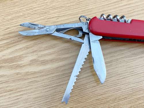 Pocket knife, vintage, rare from Germany, red