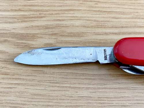 Pocket knife, vintage, rare from Germany, red