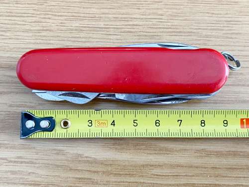 Pocket knife, vintage, rare from Germany, red