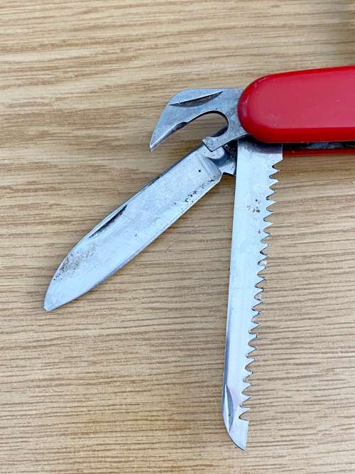 Pocket knife, vintage, rare from Germany, red