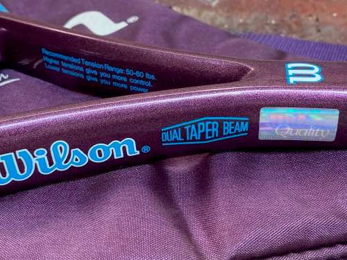 Wilson DTG Tennis Racket vintage collectors item, Konica
