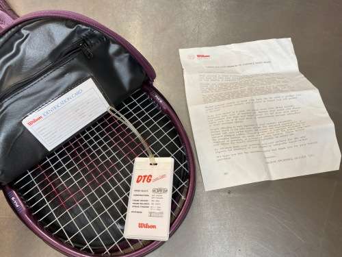 Wilson DTG Tennis Racket vintage collectors item, Konica