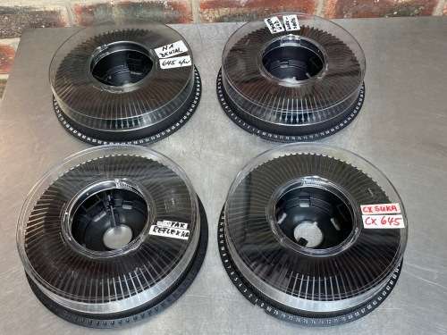 4 x Kodak Carousel S-AV 2000 Projector Slide Tray / Magazine without box, secondhand