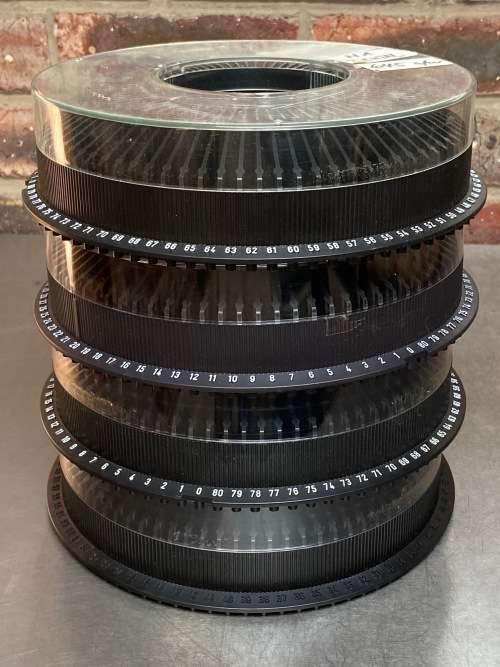 4 x Kodak Carousel S-AV 2000 Projector Slide Tray / Magazine without box, secondhand
