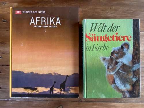 Afrika Flora + Fauna LIFE + Welt der Saugetiere,german, books language german, vintage,1968+1979