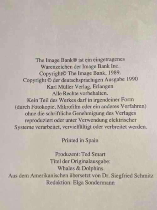 Wale und Delphine,Wunder zwischen Land + Meer ,vintage, book language german, 1990,1986,WWF,Dolphin