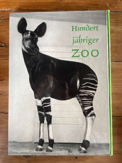 Hundert Jähriger Zoo vintage german 1958 ,book language german, Grzimek, Bernhard