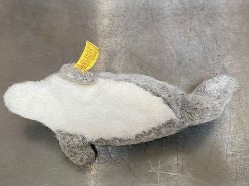 Steiff dolphin 2320/25, Germany, collectors item, vintage, kids toy, made in Germany