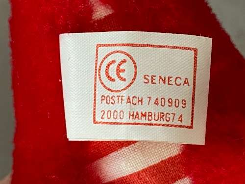 Herzl Dino, red,  Made in Germany, Hamburg,collectors item, vintage, kids toy, stuffed animal, rare