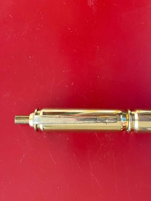 Brass Ballpoint Pen, shape like an ammo bullet, vintage collectors item