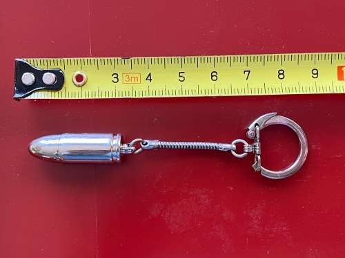 Bullet Key ring shape shooting ammo, vintage collectors item