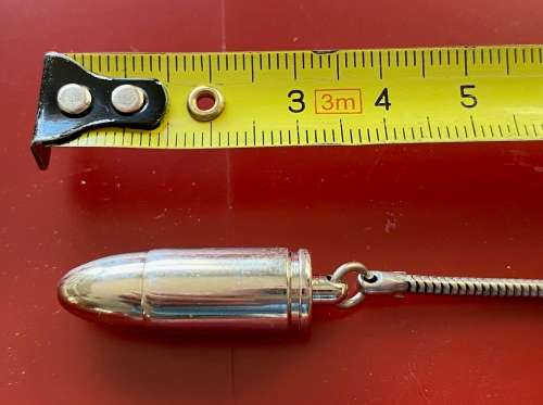 Bullet Key ring shape shooting ammo, vintage collectors item