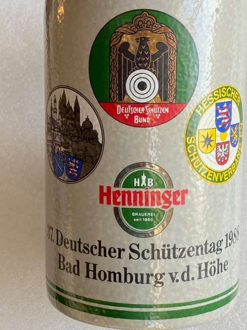 Beer Mug German Shooting vintage 1988