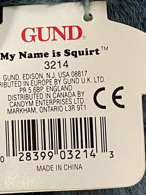Dolphin blue Gotta Getta Gund, 1986, stuffed animal, vintage, collectors item, kids toy