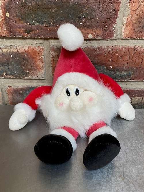 Xmas Santa Claus unitoys amsterdam holland 1991 stuffed, plush, vintage, collectors item, rare