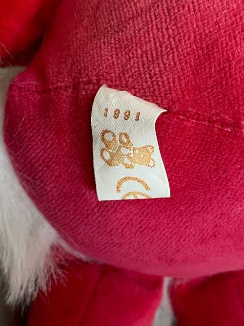 Xmas Santa Claus unitoys amsterdam holland 1991 stuffed, plush, vintage, collectors item, rare