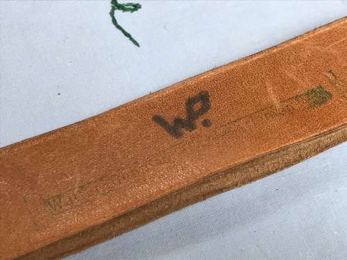 Shooting leather strap Walter Gehmann