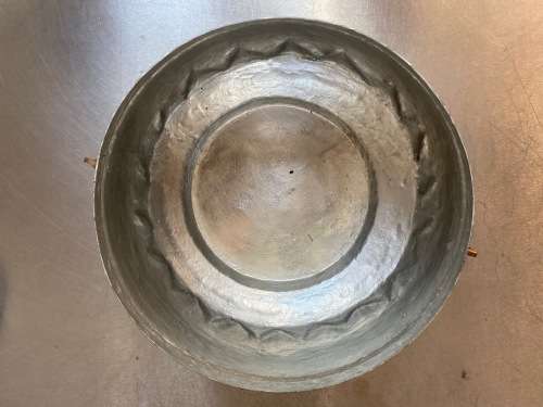 Antique hand craft Copper container , pot, vintage, from the 70s