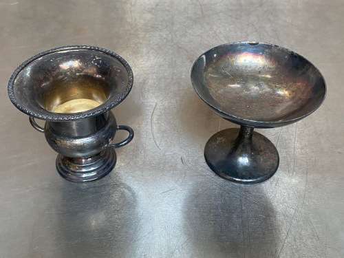 Silver Set ice cup and vase vintage from Germany , collectors item