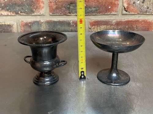 Silver Set ice cup and vase vintage from Germany , collectors item
