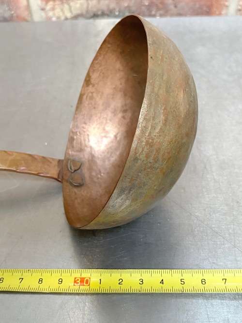 Antique copper spoon , vintage, collectors item
