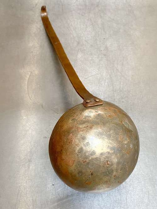 Antique copper spoon , vintage, collectors item