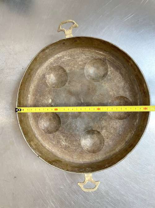 Copper antique egg pan vintage, collectors item