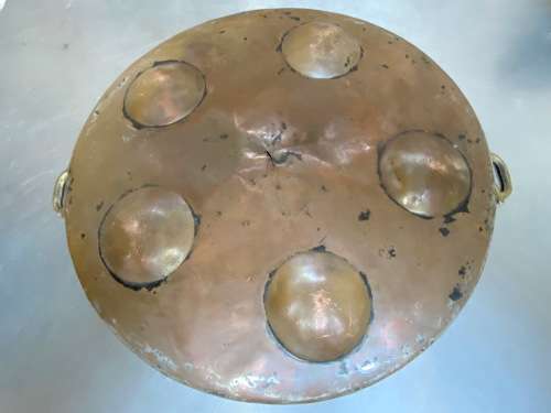 Copper antique egg pan vintage, collectors item