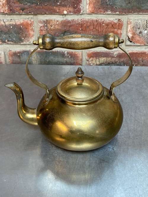 Brass Tea Can Kettle , vintage, collectors item,