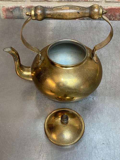 Brass Tea Can Kettle , vintage, collectors item,