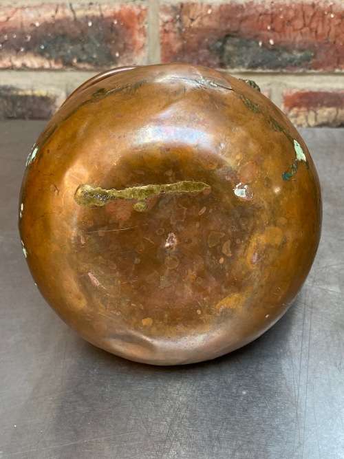 Copper can pot cauldron, vintage, collectors item,hight approx. 21cm, weight : 384gr