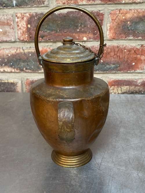 Copper pitcher, jug, can, vintage, collectors item
