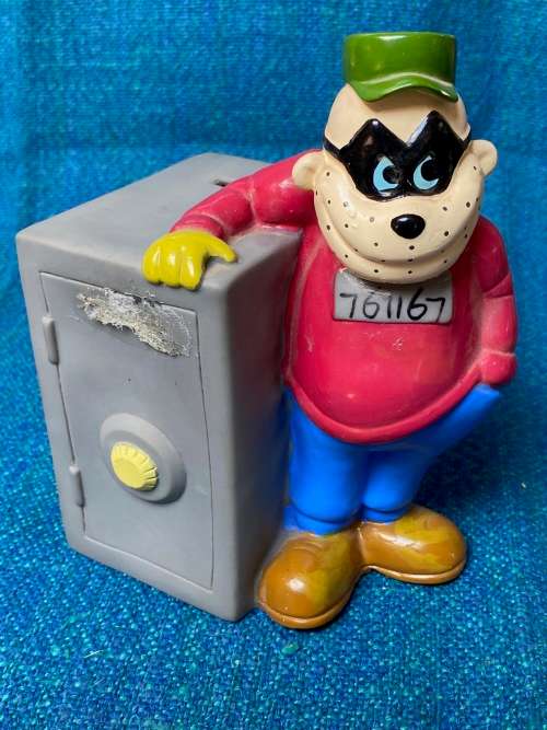 Panzerknacker, Disney, figure, money saving box from the 80s , secondhand, collectors item