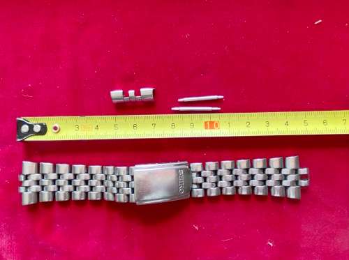 Seiko strap stainless steel LOT 3 , not complete, vintage, rare, collectors item