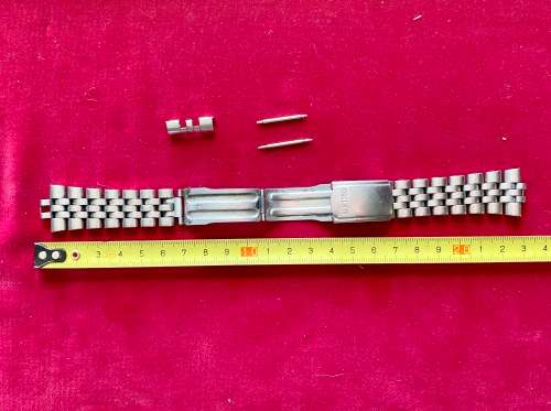 Seiko strap stainless steel LOT 3 , not complete, vintage, rare, collectors item