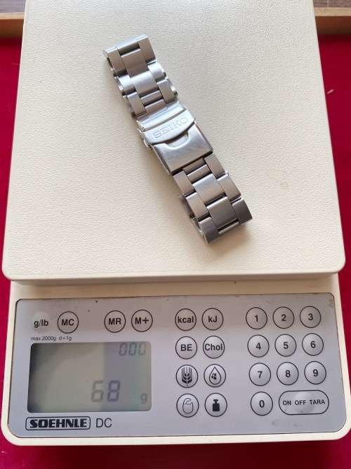 Replacement Strap (fits 22mm) for Seiko Watch ,stainless steel,  LOT 2 for men`s watch  SECOND HAND