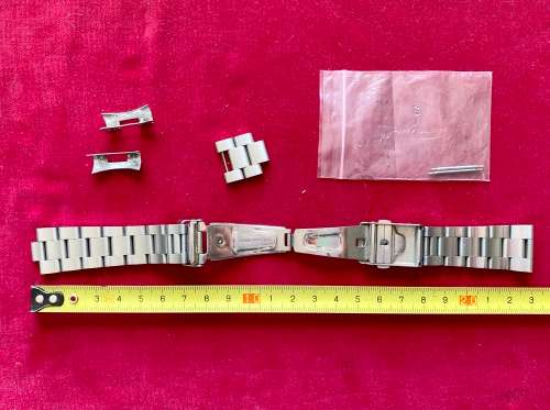 Replacement Strap (fits 22mm) for Seiko Watch ,stainless steel,  LOT 2 for men`s watch  SECOND HAND