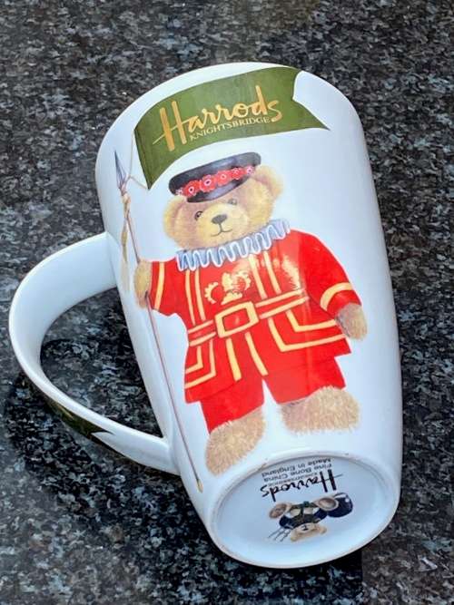 Harrods Tea Coffee mug like new , collectors item, england, uk,