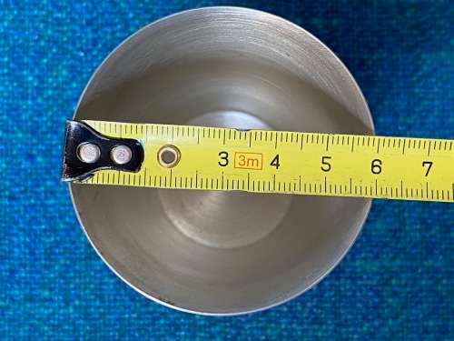 Pewter Zinn-Becker Stuttgart, Frankfurt Main tankard mug  Lot 8, size :11cm high, Made in Germany