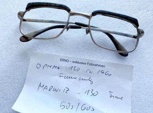 MARWITZ Optima 130 Frame 50s-60s , rare , collectors item, just frame, without glasses