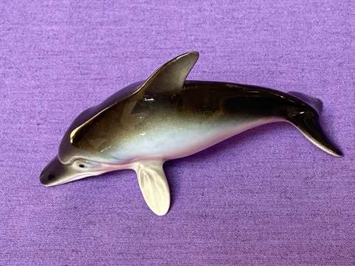 Gräfenthal porcelain figure dolphin 11467 GERMANY ,collection item,