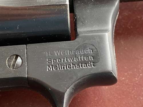 ARMINIUS HW88  9mm Blank  Revolver, Made in W.Germany, collectors item,vintage