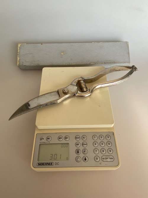 Vintage rose shears ,pruning garden shears iron, rare, collectors item from Germany