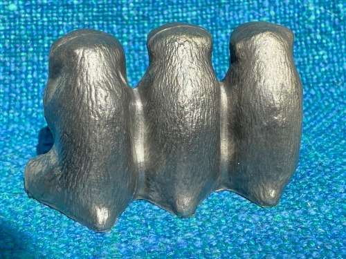 Vintage Pewter Monkeys , collection item from Germany, very rare