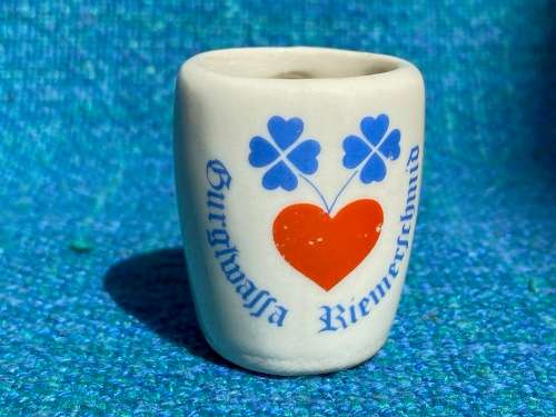Vintage miniatur porcelain mug, small from Germany, collectors item